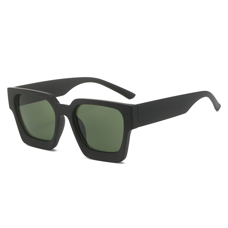 Wholesale Square Frame Classic Retro Street Style Modern Anti-sheet Sunglasses